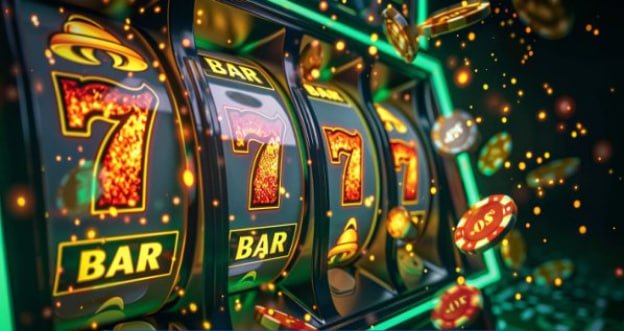Kartu angka bingo bernuansa neon